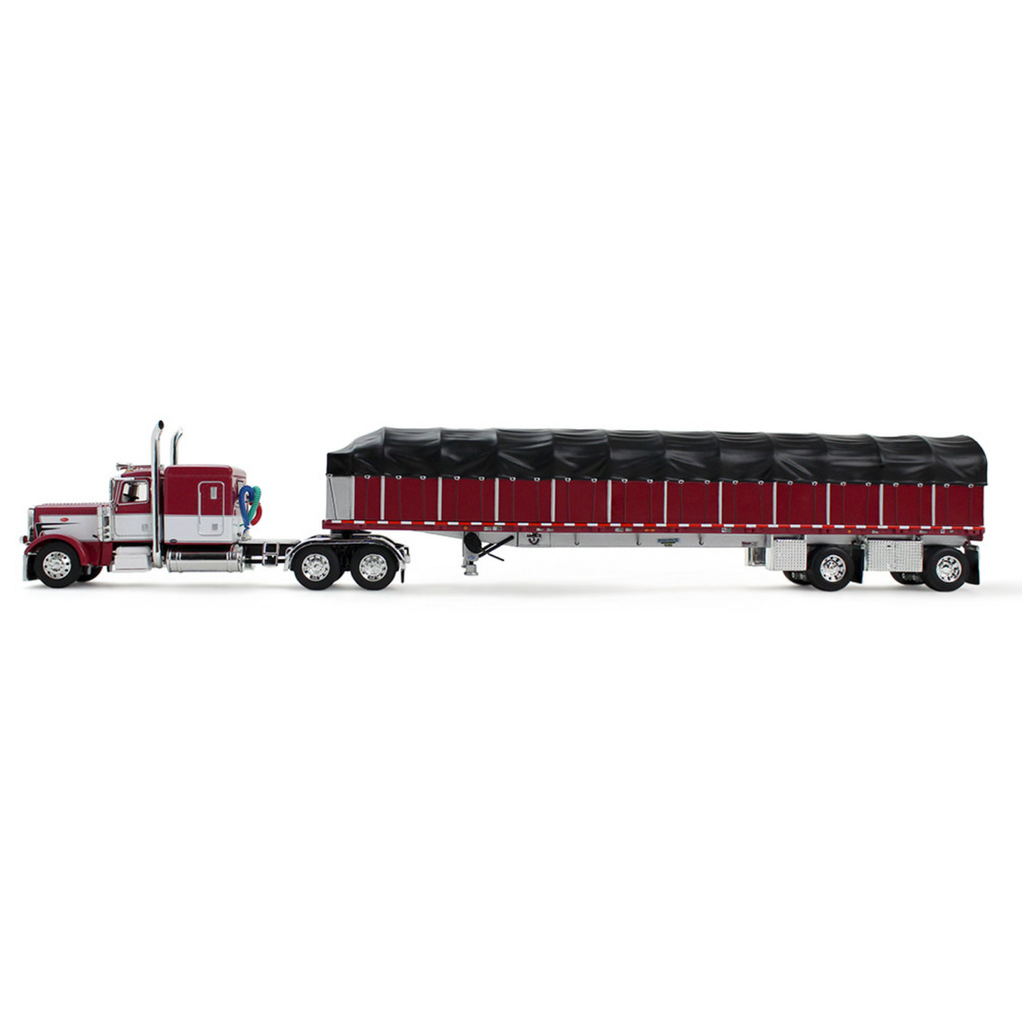 1/64 Peterbilt Model 389 - Maroon/White