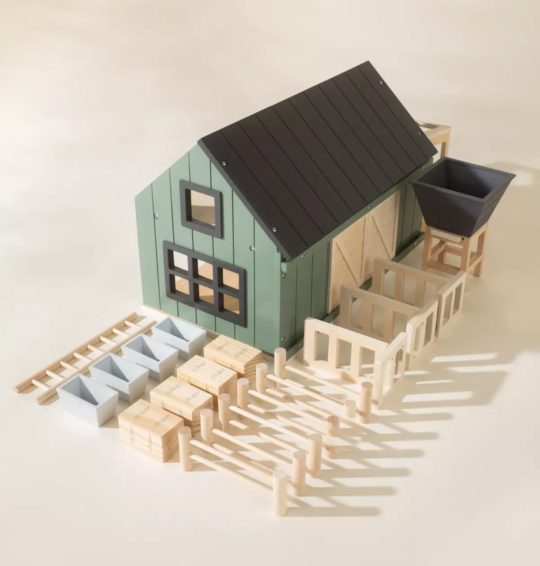 Wooden Farm & Accessories Set