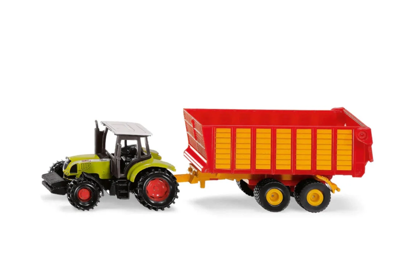 Claas Tractor with Silage Trailer