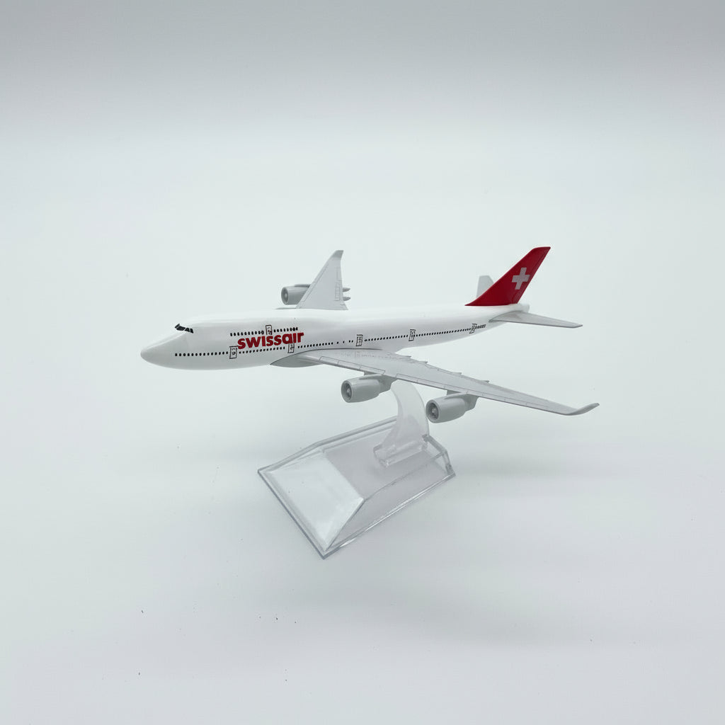 1/400 Scale Diecast Model Airplane with Stand