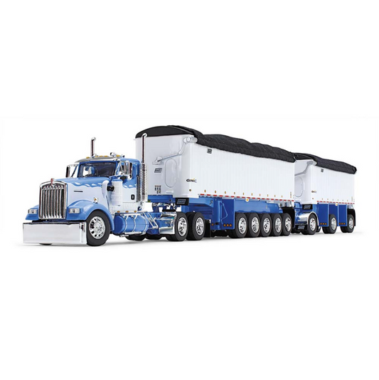 1/64 Kenworth W900L - Wisteria/White