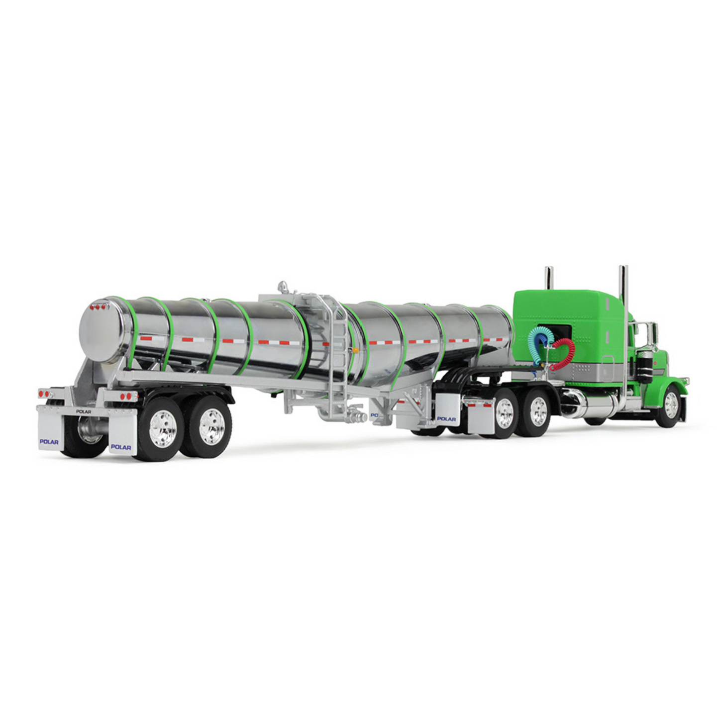 1/64 Peterbilt Model 389 - Green/Silver/Black