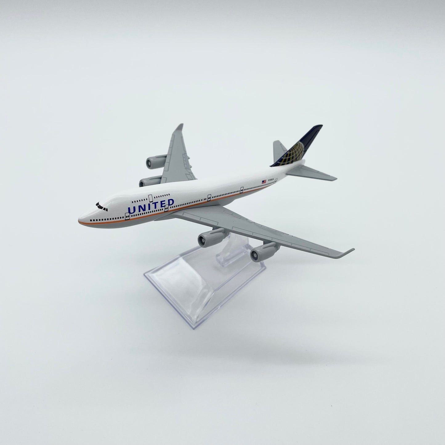 1/400 Scale Diecast Model Airplane with Stand