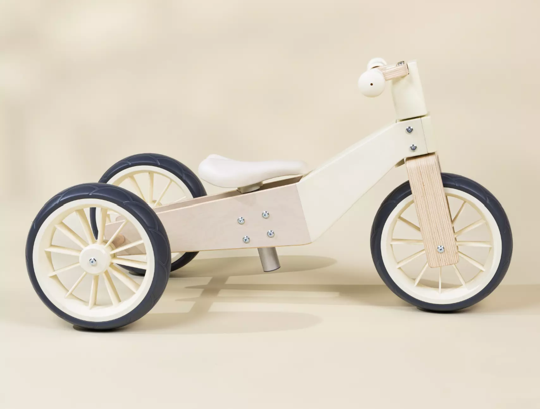 Wooden Balance Bike 3-in-1