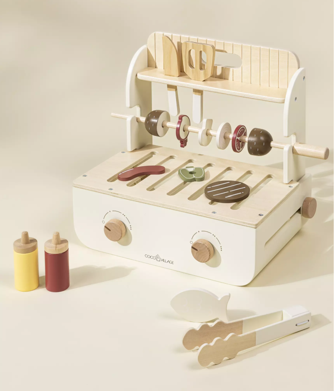 Wooden Barbecue Playset & Accessories