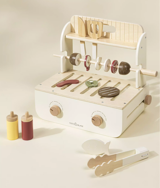 Wooden Barbecue Playset & Accessories