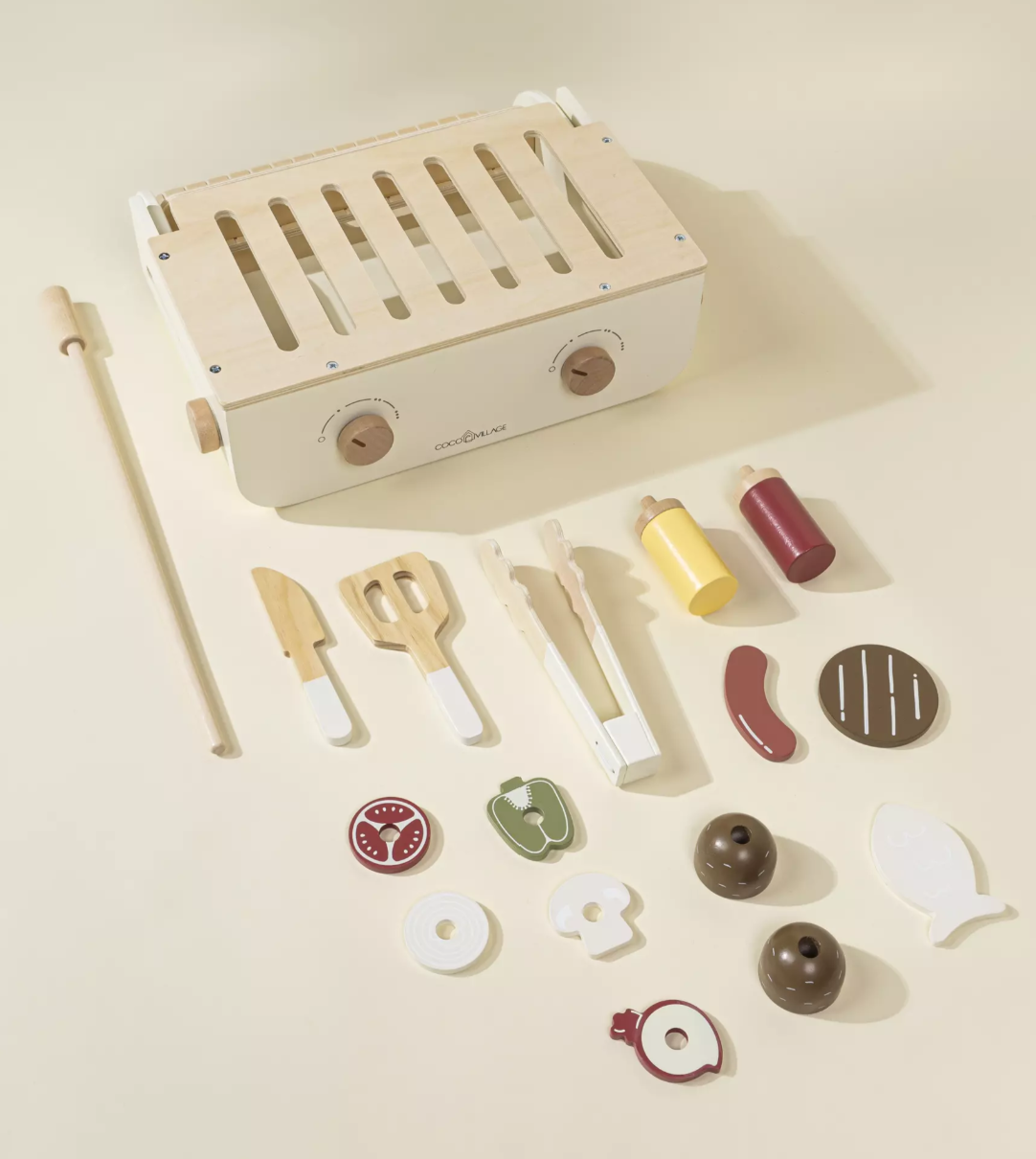 Wooden Barbecue Playset & Accessories