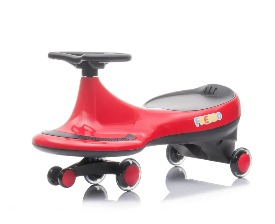 Swing Car with Flashing Wheels