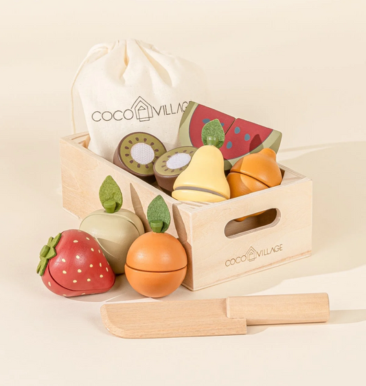 Wooden Fruits Playset
