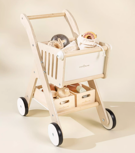 Wooden Shopping Cart