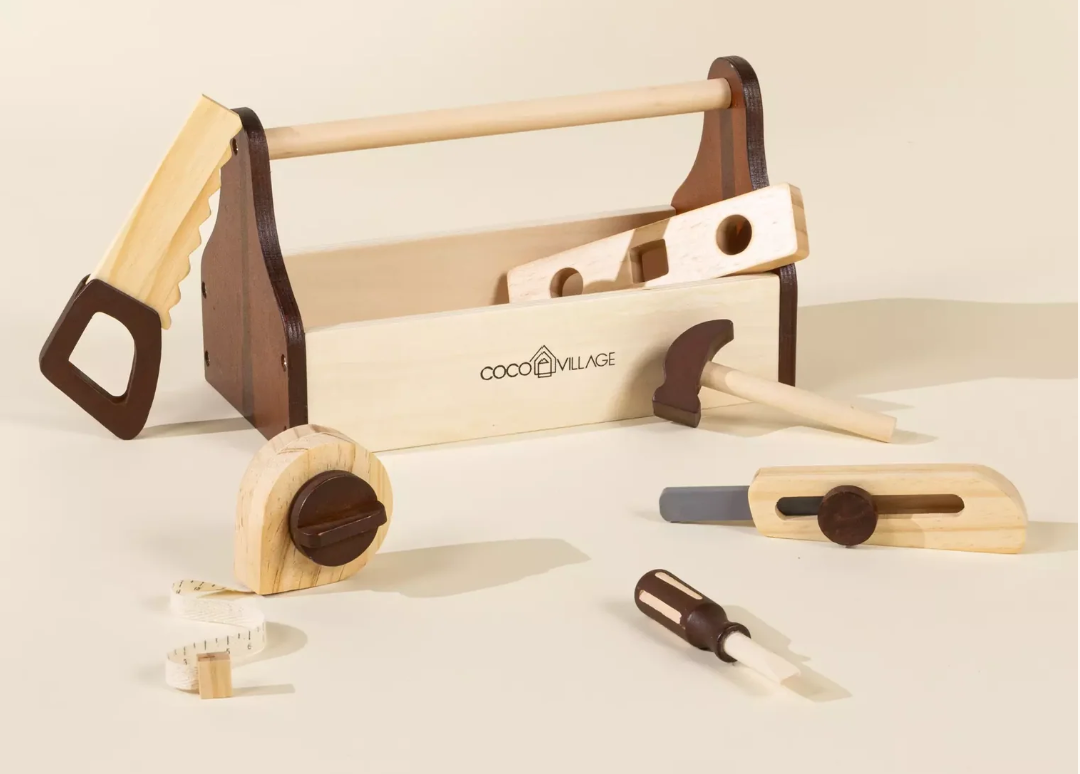 Wooden Tool Playset
