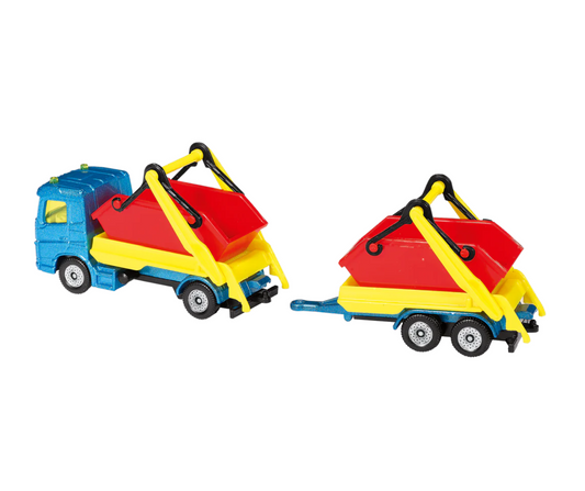 Truck with Skip and Trailer