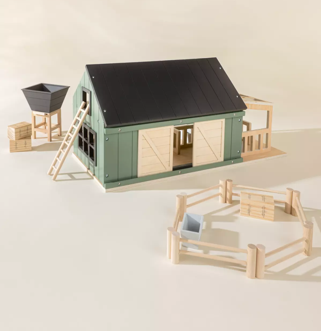 Wooden Farm & Accessories Set