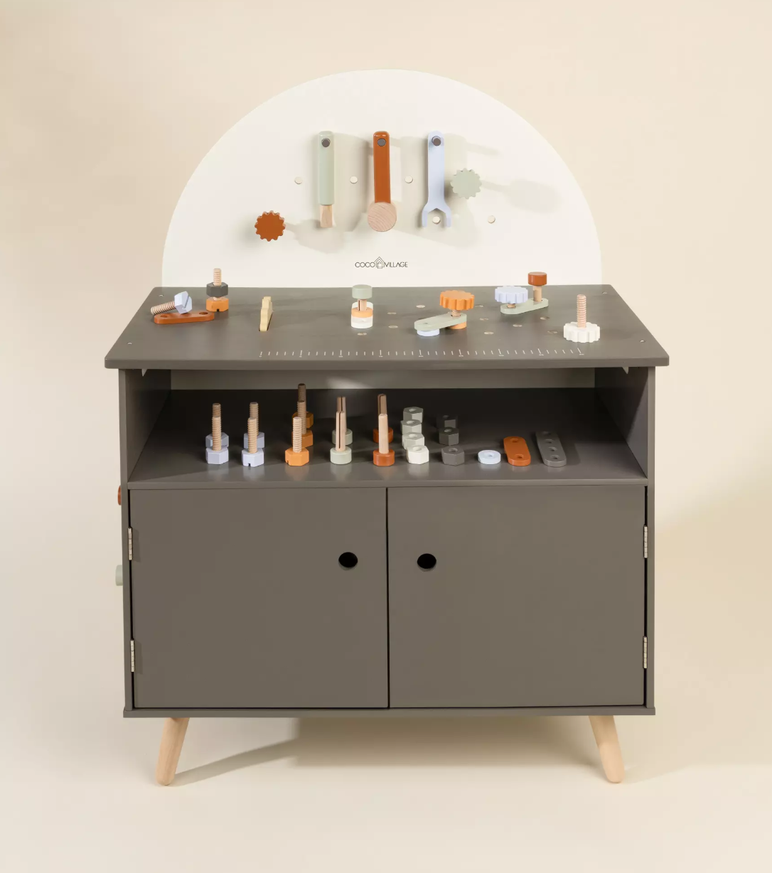 Wooden Workbench Playset